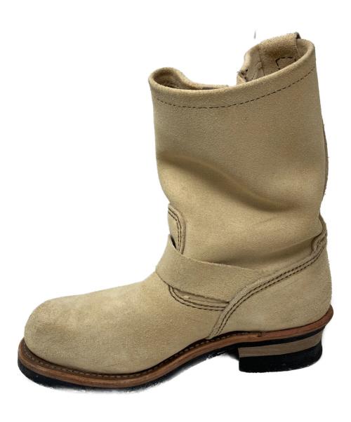 RED WING（レッドウィング）RED WING (レッドウィング) RED WING エンジニアブーツ ベージュ サイズ:25cmの古着・服飾アイテム