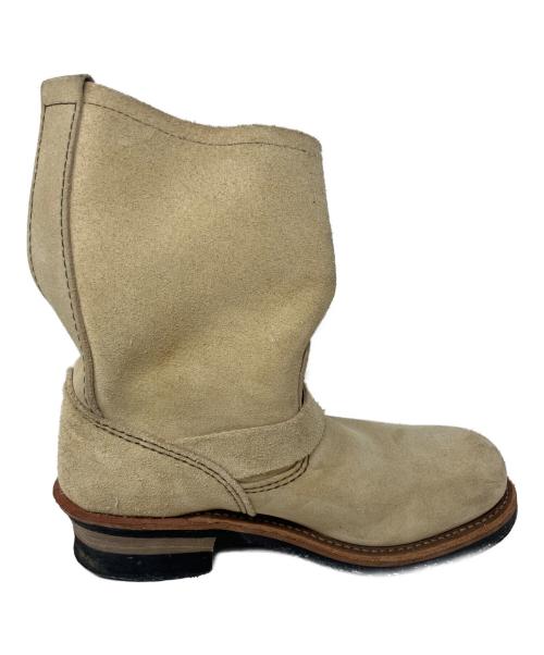 RED WING（レッドウィング）RED WING (レッドウィング) RED WING エンジニアブーツ ベージュ サイズ:25cmの古着・服飾アイテム