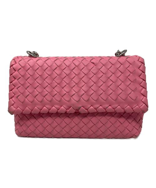 BOTTEGA VENETA（ボッテガベネタ）BOTTEGA VENETA (ボッテガベネタ) BOTTEGA VENETA ショルダーバッグ ピンクの古着・服飾アイテム