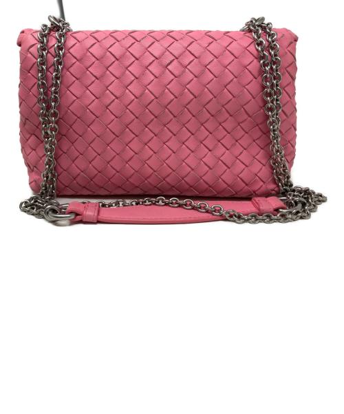 BOTTEGA VENETA（ボッテガベネタ）BOTTEGA VENETA (ボッテガベネタ) BOTTEGA VENETA ショルダーバッグ ピンクの古着・服飾アイテム