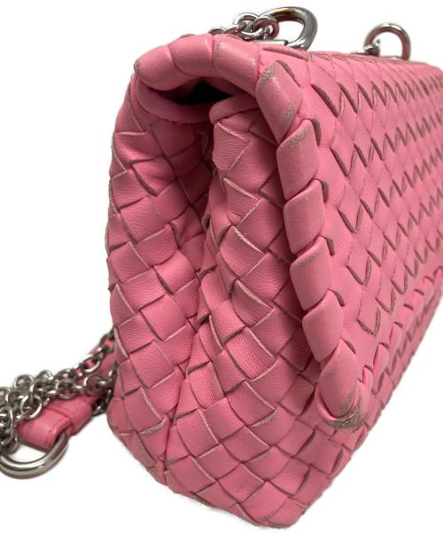 BOTTEGA VENETA（ボッテガベネタ）BOTTEGA VENETA (ボッテガベネタ) BOTTEGA VENETA ショルダーバッグ ピンクの古着・服飾アイテム