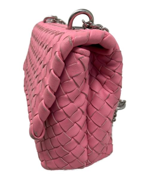 BOTTEGA VENETA（ボッテガベネタ）BOTTEGA VENETA (ボッテガベネタ) BOTTEGA VENETA ショルダーバッグ ピンクの古着・服飾アイテム