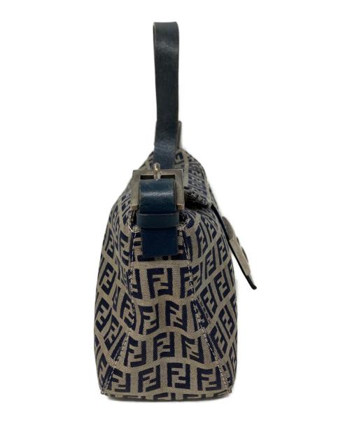 FENDI（フェンディ）FENDI (フェンディ) FENDI ズッキーノ ハンドバッグ ネイビーの古着・服飾アイテム