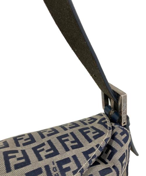 FENDI（フェンディ）FENDI (フェンディ) FENDI ズッキーノ ハンドバッグ ネイビーの古着・服飾アイテム