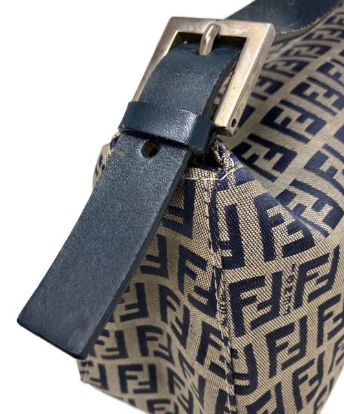 FENDI（フェンディ）FENDI (フェンディ) FENDI ズッキーノ ハンドバッグ ネイビーの古着・服飾アイテム