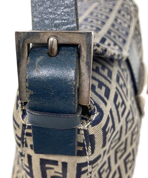 FENDI（フェンディ）FENDI (フェンディ) FENDI ズッキーノ ハンドバッグ ネイビーの古着・服飾アイテム