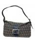 FENDI（フェンディ）の古着「FENDI ズッキーノ ハンドバッグ」｜ネイビー