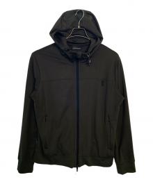 EMPORIO ARMANI（エンポリオアルマーニ）の古着「EMPORIO ARMANI ジップパーカー」｜オリーブ