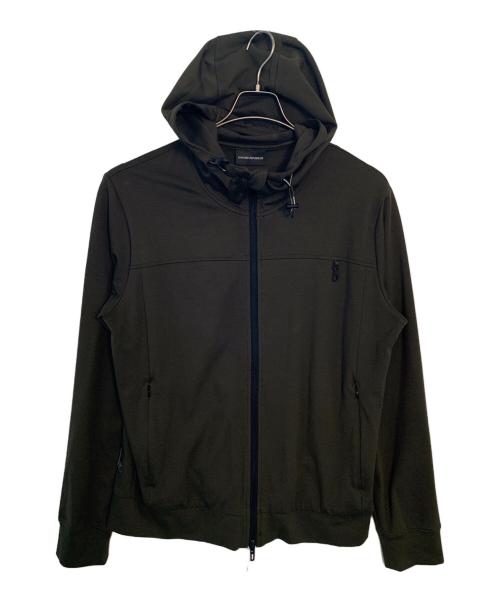 EMPORIO ARMANI（エンポリオアルマーニ）EMPORIO ARMANI (エンポリオアルマーニ) EMPORIO ARMANI ジップパーカー オリーブ サイズ:Lの古着・服飾アイテム