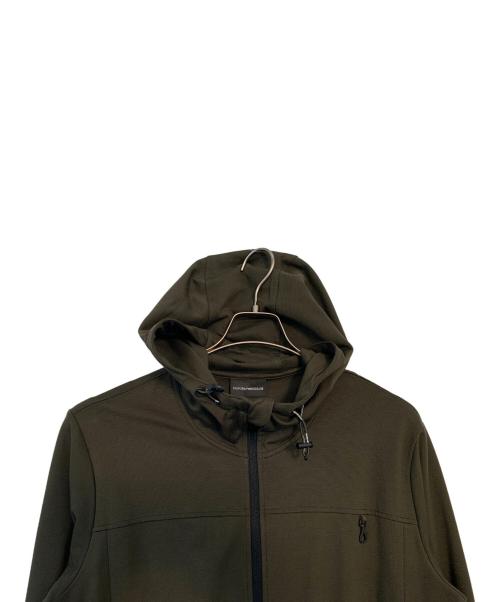 EMPORIO ARMANI（エンポリオアルマーニ）EMPORIO ARMANI (エンポリオアルマーニ) EMPORIO ARMANI ジップパーカー オリーブ サイズ:Lの古着・服飾アイテム
