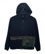 ARMANI EXCHANGEアルマーニ エクスチェンジ）の古着「ARMANI EXCHANGE ジップパーカー」｜ブラック