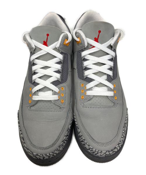 NIKE（ナイキ）NIKE (ナイキ) NIKE AIR JORDAN 3 RETRO ハイカットスニーカー グレー サイズ:27.5cmの古着・服飾アイテム
