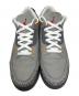 中古・古着 NIKE (ナイキ) NIKE AIR JORDAN 3 RETRO ハイカットスニーカー グレー サイズ:27.5cm：10000円