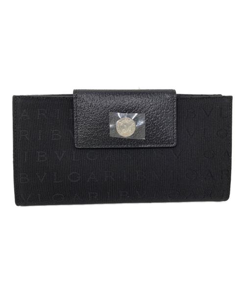BVLGARI（ブルガリ）BVLGARI (ブルガリ) BVLGARI 長財布 ブラックの古着・服飾アイテム