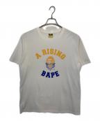 A BATHING APEアベイシングエイプ）の古着「A BATHING APE 半袖カットソー」｜ホワイト