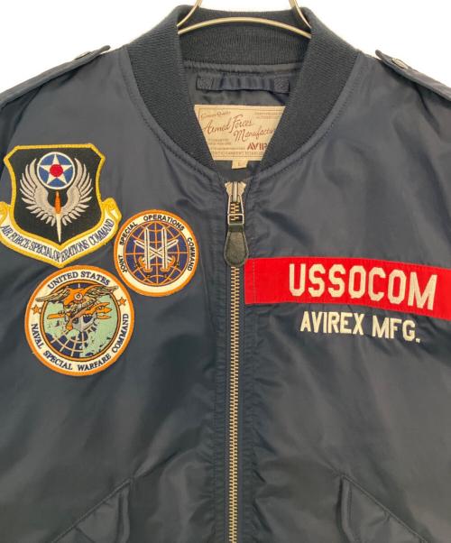 AVIREX（アヴィレックス）AVIREX (アヴィレックス) AVIREX USSOCOM/L-2 ネイビー サイズ:Lの古着・服飾アイテム