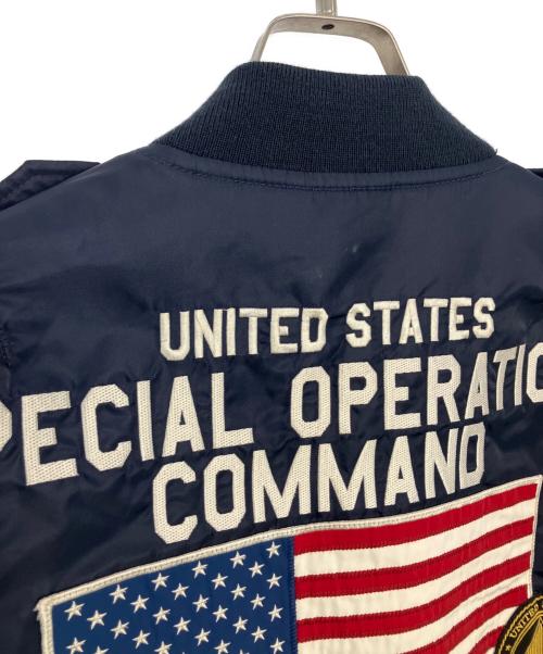 AVIREX（アヴィレックス）AVIREX (アヴィレックス) AVIREX USSOCOM/L-2 ネイビー サイズ:Lの古着・服飾アイテム