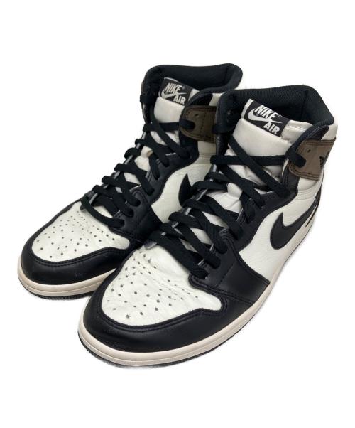 NIKE（ナイキ）NIKE (ナイキ) NIKE Air Jordan 1 High ハイカットスニーカー ホワイト×モカ サイズ:28㎝の古着・服飾アイテム