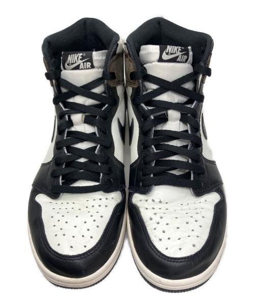 NIKE（ナイキ）NIKE (ナイキ) NIKE Air Jordan 1 High ハイカットスニーカー ホワイト×モカ サイズ:28㎝の古着・服飾アイテム
