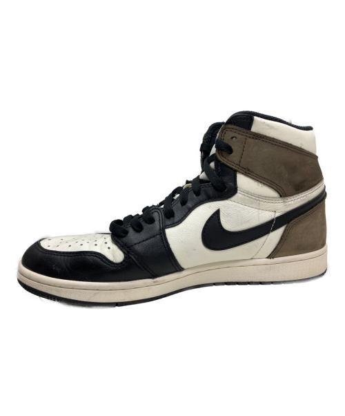 NIKE（ナイキ）NIKE (ナイキ) NIKE Air Jordan 1 High ハイカットスニーカー ホワイト×モカ サイズ:28㎝の古着・服飾アイテム