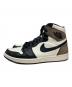 NIKE (ナイキ) NIKE Air Jordan 1 High ハイカットスニーカー ホワイト×モカ サイズ:28㎝：18000円