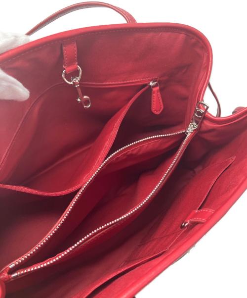 COACH（コーチ）COACH (コーチ) COACH トートバッグ ブラウン×レッドの古着・服飾アイテム