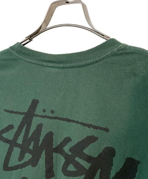 stussy（ステューシー）stussy (ステューシー) stussy 長袖カットソー グリーン サイズ:Mの古着・服飾アイテム