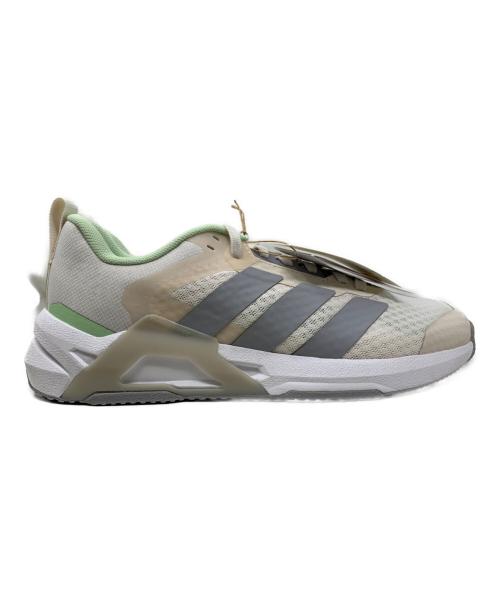 adidas（アディダス）adidas (アディダス) adidas トレーニングシューズ ホワイト×グリーン サイズ:26㎝の古着・服飾アイテム