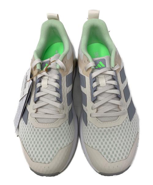 adidas（アディダス）adidas (アディダス) adidas トレーニングシューズ ホワイト×グリーン サイズ:26㎝の古着・服飾アイテム