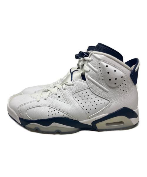 NIKE（ナイキ）NIKE (ナイキ) NIKE Air Jordan 6 Retro Midnight Navy ハイカットスニーカー ホワイト×ネイビー サイズ:27.5cmの古着・服飾アイテム