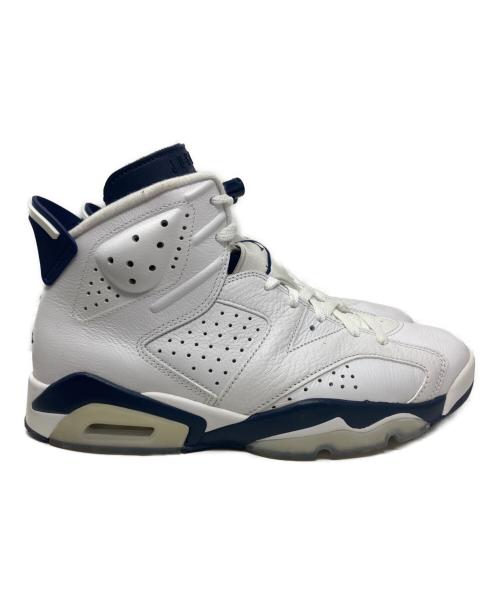 NIKE（ナイキ）NIKE (ナイキ) NIKE Air Jordan 6 Retro Midnight Navy ハイカットスニーカー ホワイト×ネイビー サイズ:27.5cmの古着・服飾アイテム
