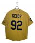 KEBOZ (ケボズ) KEBOZ 半袖シャツ ベージュ×ネイビー サイズ:S：7000円