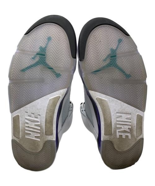 NIKE（ナイキ）NIKE (ナイキ) NIKE Air Jordan 5 Retro Grape スニーカー ホワイト×パープル サイズ:27.5cmの古着・服飾アイテム