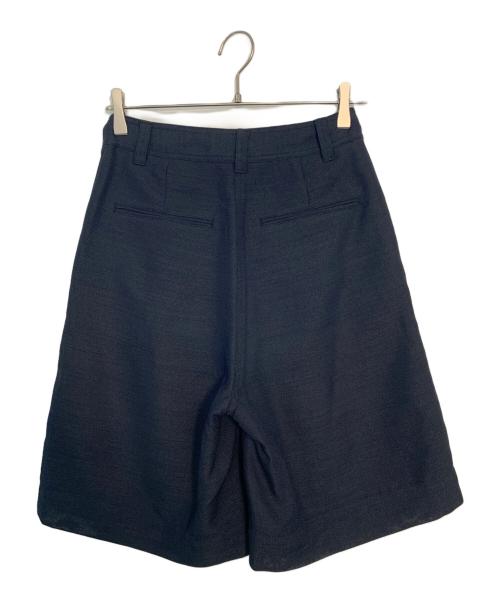 anuke（アンヌーク）anuke (アンヌーク) anuke Tuck Half Pants ハーフパンツ ブラック サイズ:36の古着・服飾アイテム