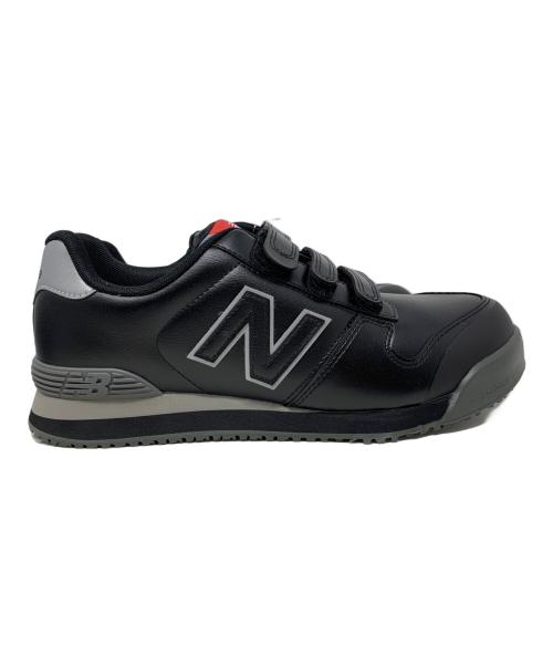 NEW BALANCE（ニューバランス）NEW BALANCE (ニューバランス) NEW BALANCE ニューバランスセーフティ NEWYORK 安全靴 ブラック×グレー サイズ:26㎝ 未使用品の古着・服飾アイテム