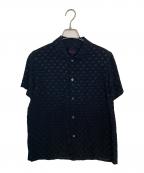 tricot COMME des GARCONSトリココムデギャルソン）の古着「tricot COMME des GARCONS 半袖シャツ」｜ブラック