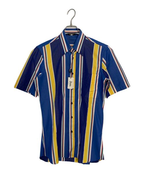 HERNO（ヘルノ）HERNO (ヘルノ) HERNO 半袖シャツ ブルー×イエロー サイズ:46 未使用品の古着・服飾アイテム
