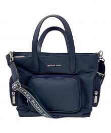 MICHAEL KORS（マイケルコース）の古着「MICHAEL KORS 2WAYバッグ」｜ネイビー