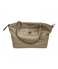 COACH（コーチ）の古着「COACH 2WAYバッグ」｜ベージュ