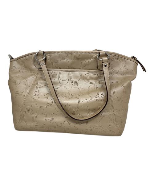 COACH（コーチ）COACH (コーチ) COACH 2WAYバッグ ベージュの古着・服飾アイテム