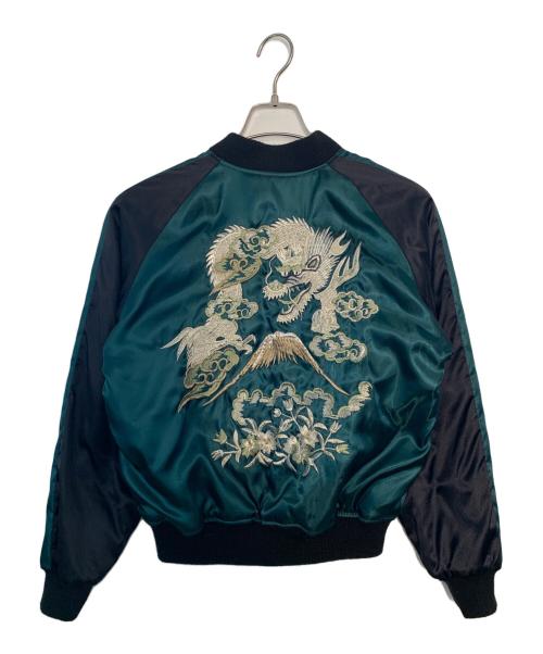 hoshihime（ホシヒメ）hoshihime (ホシヒメ) hoshihime スカジャン グリーン×ブラック サイズ:Sの古着・服飾アイテム