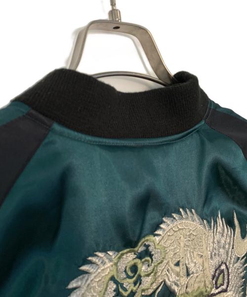 hoshihime（ホシヒメ）hoshihime (ホシヒメ) hoshihime スカジャン グリーン×ブラック サイズ:Sの古着・服飾アイテム