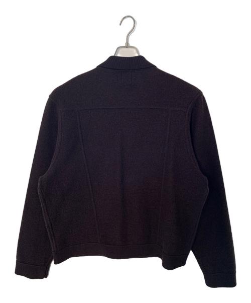 J.PRESS（ジェイプレス）J.PRESS (ジェイプレス) J.PRESS ニットジャケット ブラウン サイズ:Lの古着・服飾アイテム