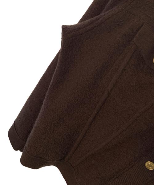 J.PRESS（ジェイプレス）J.PRESS (ジェイプレス) J.PRESS ニットジャケット ブラウン サイズ:Lの古着・服飾アイテム