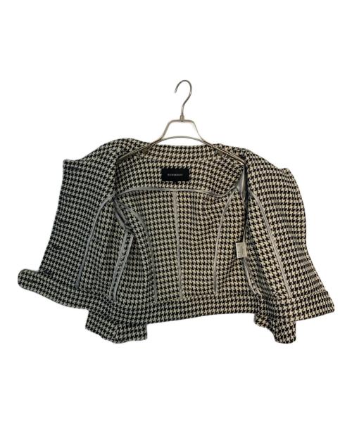 BURBERRY（バーバリー）BURBERRY (バーバリー) BURBERRY ジャケット ホワイト×ブラック サイズ:40の古着・服飾アイテム