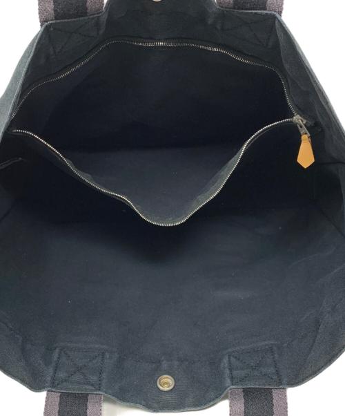 HERMES（エルメス）HERMES (エルメス) HERMES フールトゥ トートMM トートバッグ ブラック×グレーの古着・服飾アイテム