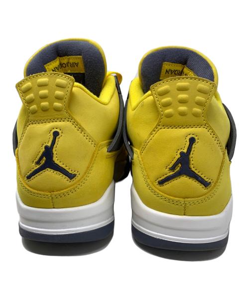NIKE（ナイキ）NIKE (ナイキ) NIKE Air Jordan 4 スニーカー イエロー×ブラック サイズ:26.5cmの古着・服飾アイテム