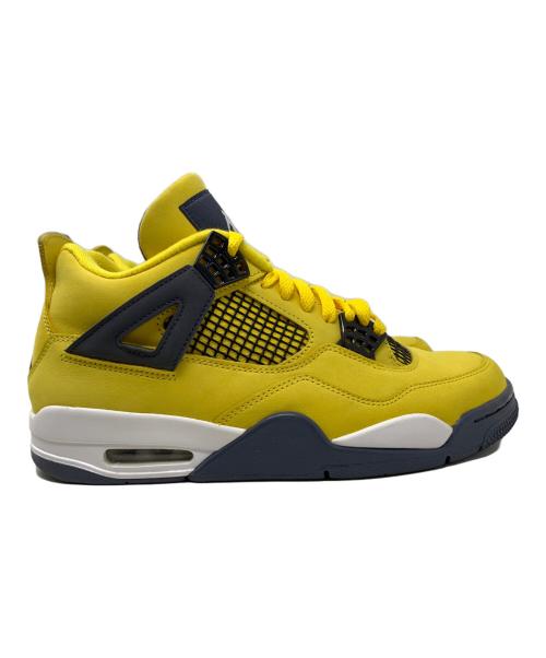 NIKE（ナイキ）NIKE (ナイキ) NIKE Air Jordan 4 スニーカー イエロー×ブラック サイズ:26.5cmの古着・服飾アイテム