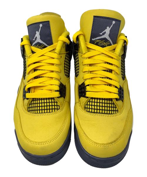 NIKE（ナイキ）NIKE (ナイキ) NIKE Air Jordan 4 スニーカー イエロー×ブラック サイズ:26.5cmの古着・服飾アイテム