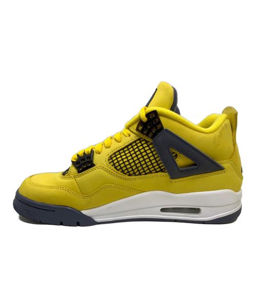 NIKE（ナイキ）NIKE (ナイキ) NIKE Air Jordan 4 スニーカー イエロー×ブラック サイズ:26.5cmの古着・服飾アイテム